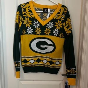 Green Bay Packers Big Logo Ugly Sweater